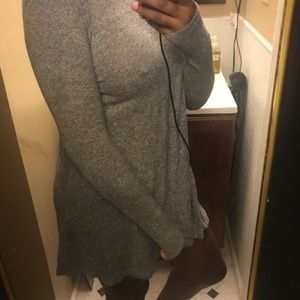 Grey swing dress